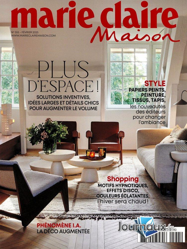 Marie Claire Maison - Janvier 2025 - Presse Maison Pouenat