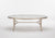 table basse ovale simbad acier marbre maison pouenat nicolas aubagnac
