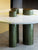 table fusion laiton brosse croise vert sybille de margerie maison pouenat collectible