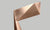 lampe a poser origami laiton acier cuivre maison pouenat francois champsaur